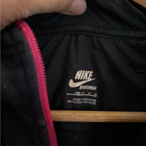 Nike Black and Purple Hoodie - Picture 2 of 3